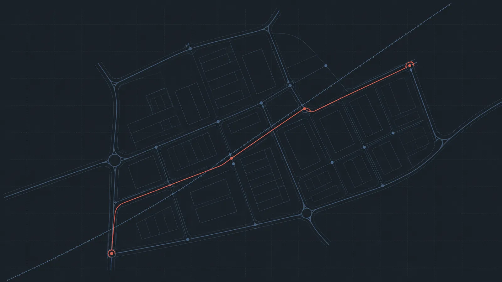 Schematisk illustration av logistikområdet Stockholm Syd